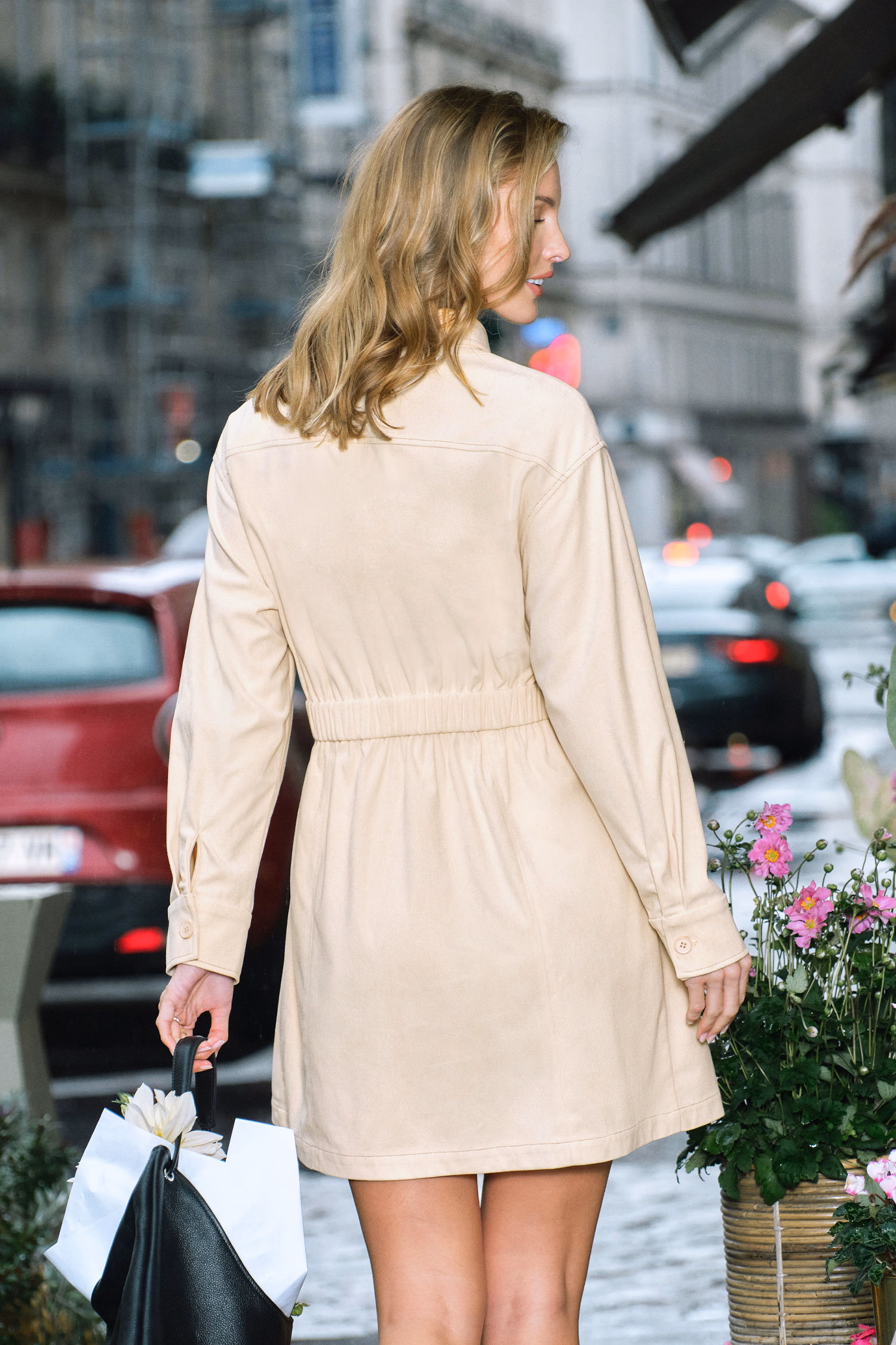 Maple Lane Beige Mini Dress-thumbsimg1